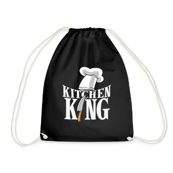 cuisinier - Sac de sport léger - noir - Devant