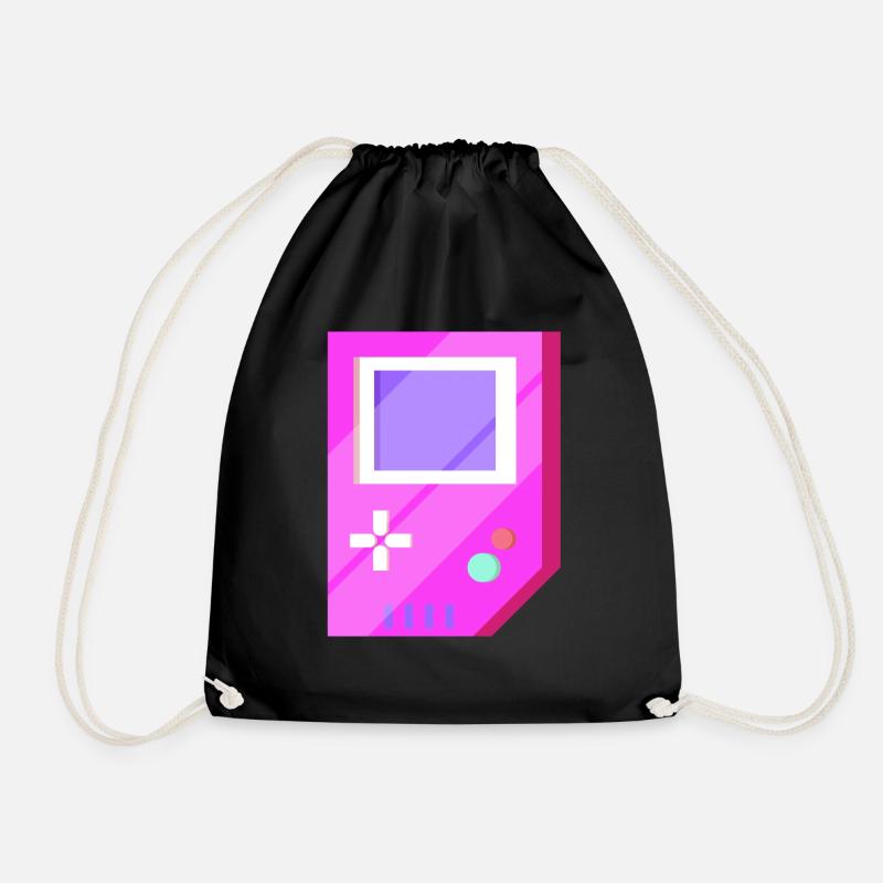 Retro Video Games Vintage Geschenk - Turnbeutel - Schwarz