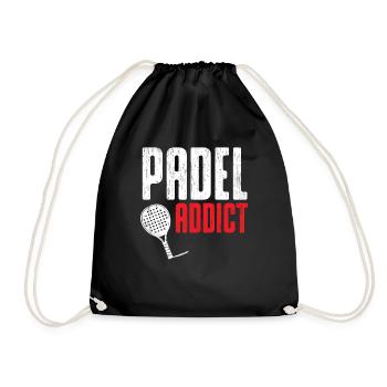 Padel Addict - Tennis de Padel - Sac de sport léger - noir - Devant