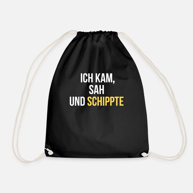 Bauarbeiter Geschenk Tiefbau - Turnbeutel - Schwarz