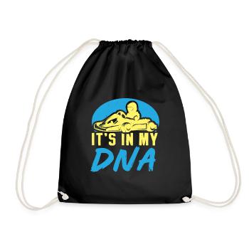 Go-Kart C'est dans mon ADN Kart Love Gift - Sac de sport léger - noir - Devant
