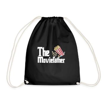 Movie - Drawstring Bag - black - Front
