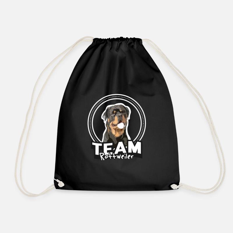 Rottweiler Team - Turnbeutel - Schwarz