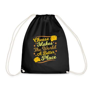 fromage - Sac de sport léger - noir - Devant