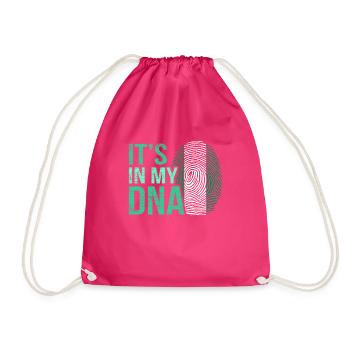 Nigeria - Drawstring Bag - fuchsia - Front