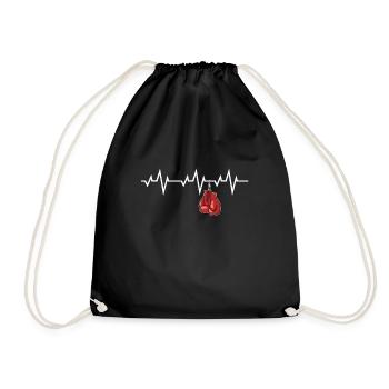 Boxe Arts Martiaux Punch Gants de Boxe Sparring - Sac de sport léger - noir - Devant