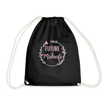 Etudiante en sage-femme étudiante en sage-femme - Sac de sport léger - noir - Devant