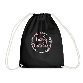 Accouchement à domicile sage-femme obstétrique sages-femmes - Sac de sport léger - noir - Devant