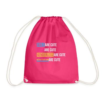 Mois de la fierté pansexuelle - Sac de sport léger - fuchsia - Devant