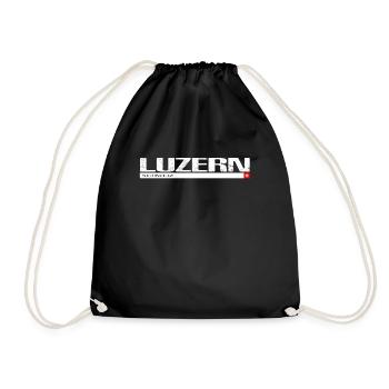 Luzern Schweiz Weihnachten T-shirt Zentralschweiz - Turnbeutel - Schwarz - Vorne