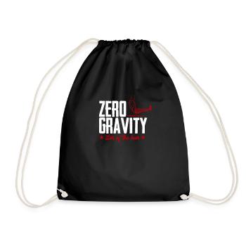 Zero Gravity Star Of The Bar Gift Idea Fitness - Drawstring Bag - black - Front