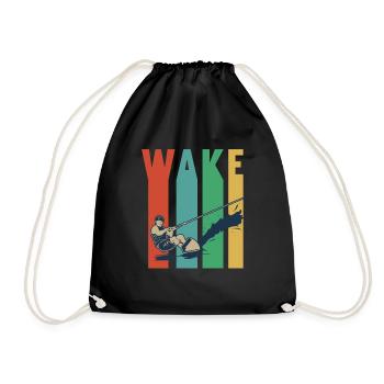 Conception de wakeboard pour un wakeboarder - Sac de sport léger - noir - Devant