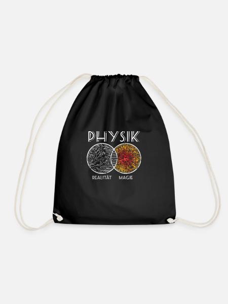 Physik Nerd - Turnbeutel - Schwarz