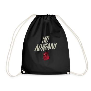 Yo Adrian Phillie Philadelphia Slang Meme - Drawstring Bag - black - Front