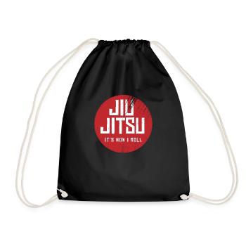BJJ Jiu Jitsu Gift Wrestler Sambo Judo MMA Grappli - Turnbeutel - Schwarz - Vorne