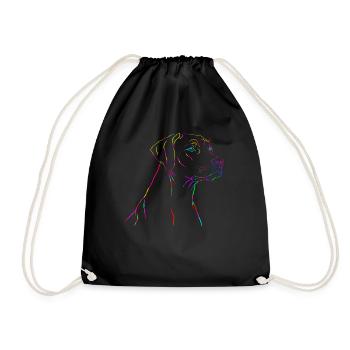 Couleurs du Rhodesian Ridgeback - Sac de sport léger - noir - Devant