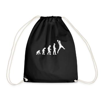 Handball Evolution Handballer - Turnbeutel - Schwarz - Vorne