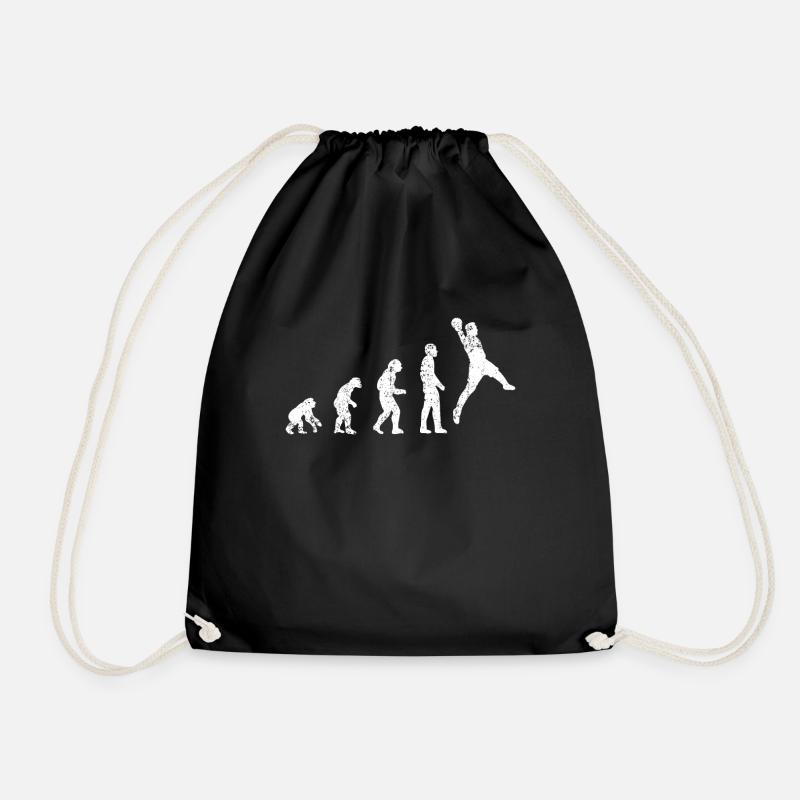Handball Evolution Handballer - Turnbeutel - Schwarz
