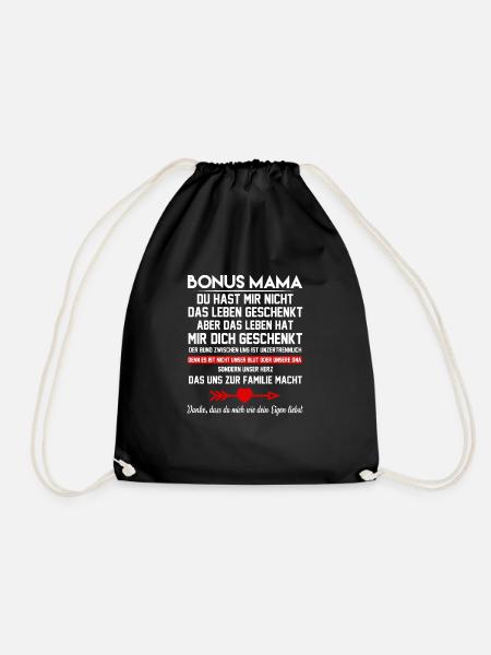 Bonus Mama - Turnbeutel - Schwarz