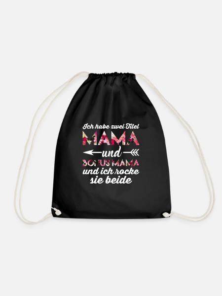 Bonus Mama - Turnbeutel - Schwarz