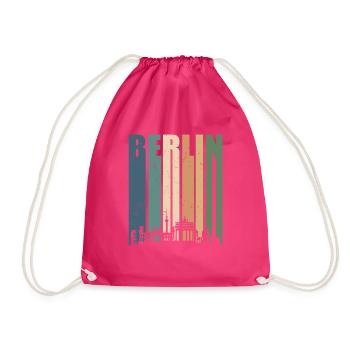Berlin Vintage Brandenburger Tor - Sac de sport léger - fuchsia - Devant