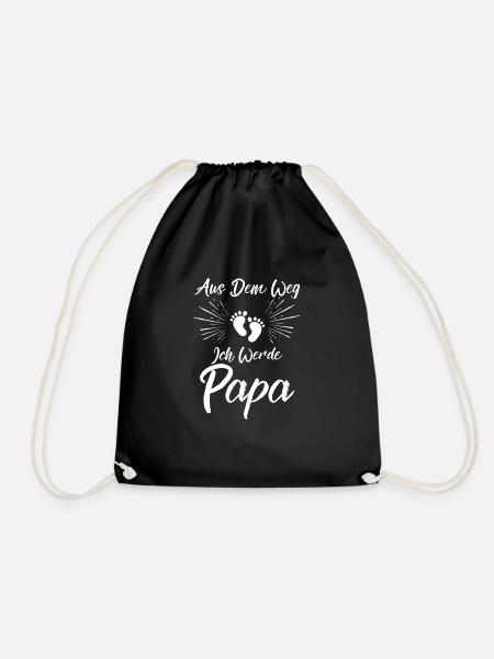 Werdender Papa - Turnbeutel - Schwarz