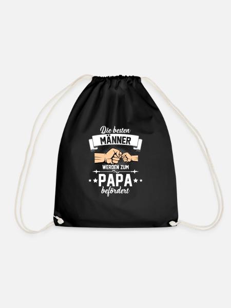Werdender Papa - Turnbeutel - Schwarz