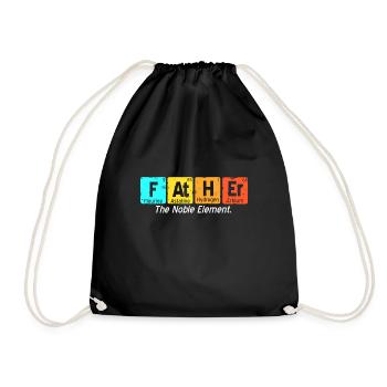 Père L'élément Noble - Sac de sport léger - noir - Devant
