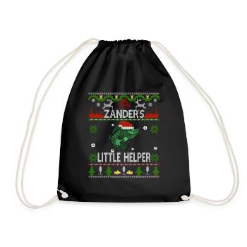 Zander Claus ® Zander’s little Helper - Sac de sport léger - noir - Devant