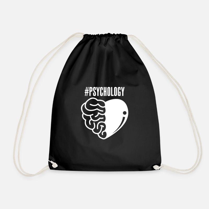 Psychology - Drawstring Bag - black