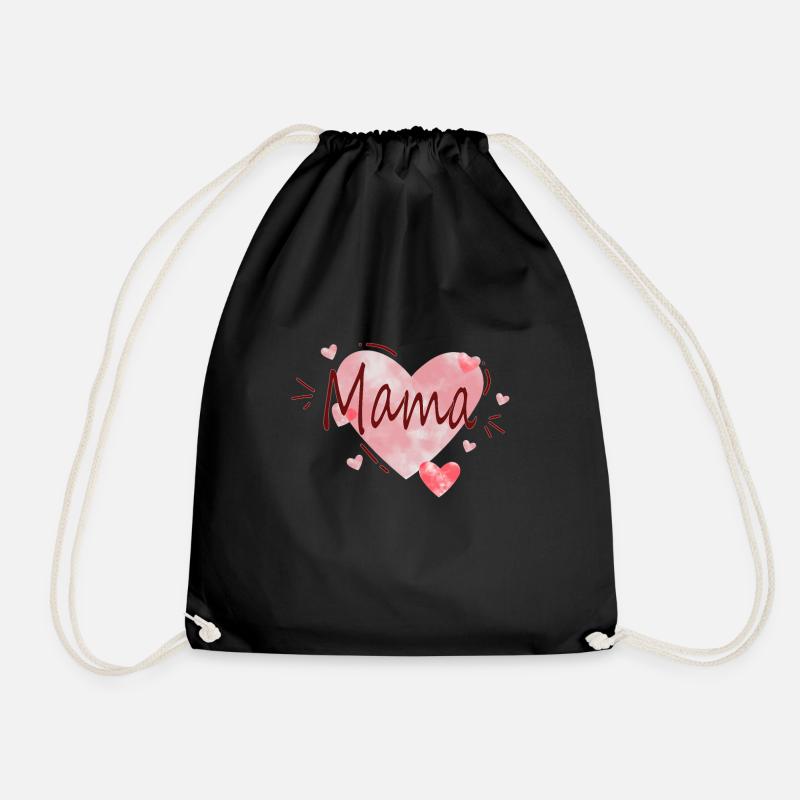 Mama Liebe - Turnbeutel - Schwarz