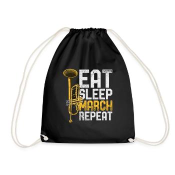 Trompette - Sac de sport léger - noir - Devant