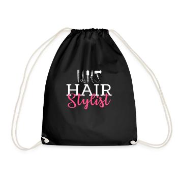 Coiffeur coiffeur - Sac de sport léger - noir - Devant