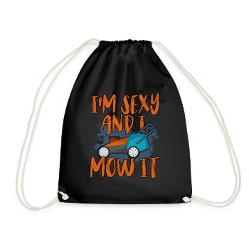 Garden raised bed florist plants allotment garden flower - Drawstring Bag - black - Front