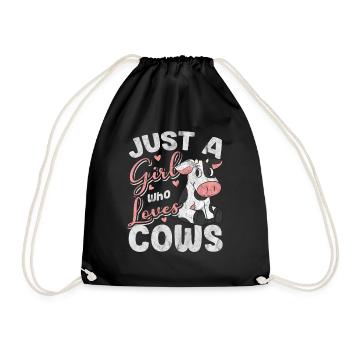 Vache - Sac de sport léger - noir - Devant