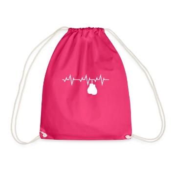 Boxing - Drawstring Bag - fuchsia - Front