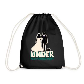 Boss at home - Drawstring Bag - black - Front