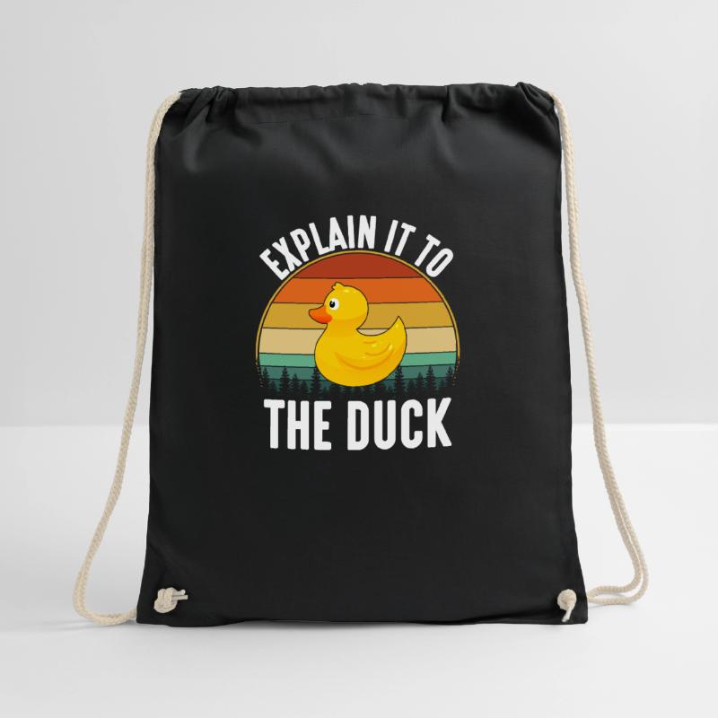 Rubber Duck Debugging, lustiger Entwickler-Coding-Prog Turnbeutel