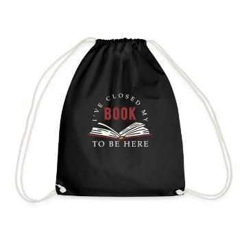 Bookworms & Bookworm Book Gift - Sac de sport léger - noir - Devant