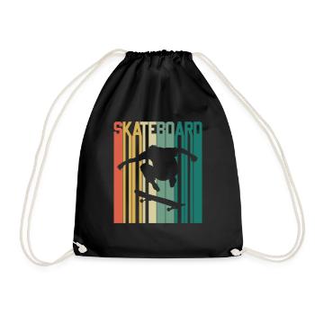 skateboarder design skateboard - Sac de sport léger - noir - Devant