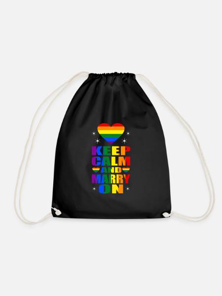 LGBT - Turnbeutel - Schwarz