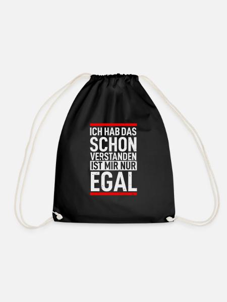 Lustig - Turnbeutel - Schwarz