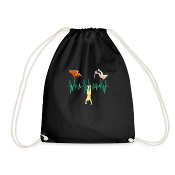 Parkour Heartbeat Freerun Training Traceur - Sac de sport léger - noir - Devant
