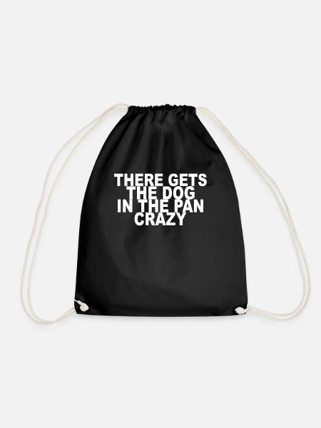 Lustig Deutsch Englisch Denglisch Spruch Geschenk - Turnbeutel - Schwarz