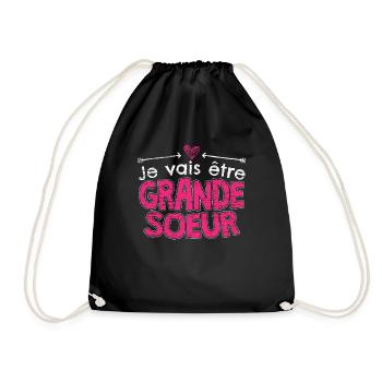 Future Grande soeur Future Bientôt - Turnbeutel - Schwarz - Vorne