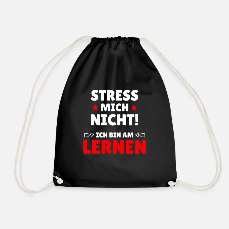 Bin am Lernen - Turnbeutel - Schwarz