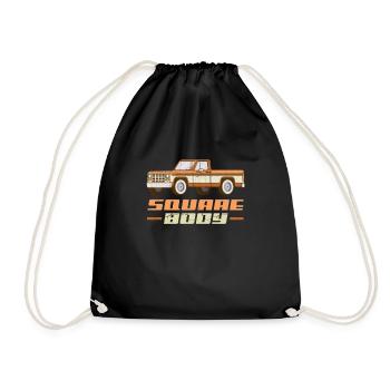Rétro Rétro Trucks rétro retro cadeau - Sac de sport léger - noir - Devant