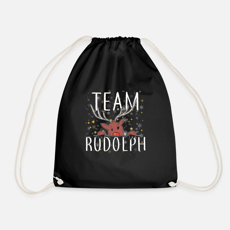 Team Rudolph - Turnbeutel - Schwarz