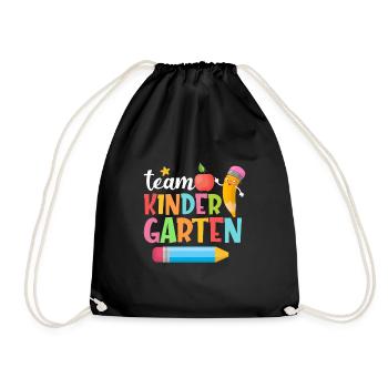 Équipe maternelle stylo enfants enseignant préscolaire - Sac de sport léger - noir - Devant