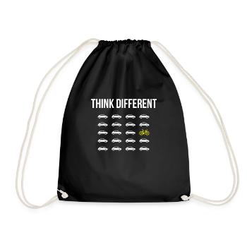 Vélo VTT Biker Wheel BMX Bicycle Road Bike Woman Funny - Sac de sport léger - noir - Devant